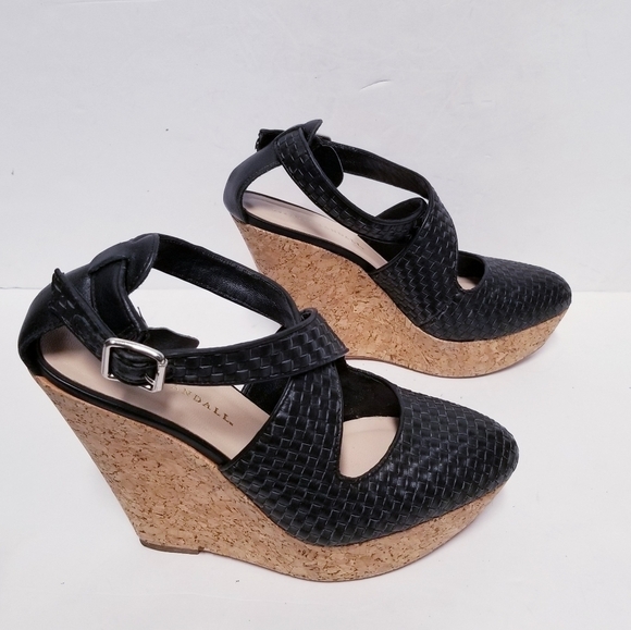 Loeffler Randal woven Leather wedge - Picture 10 of 10